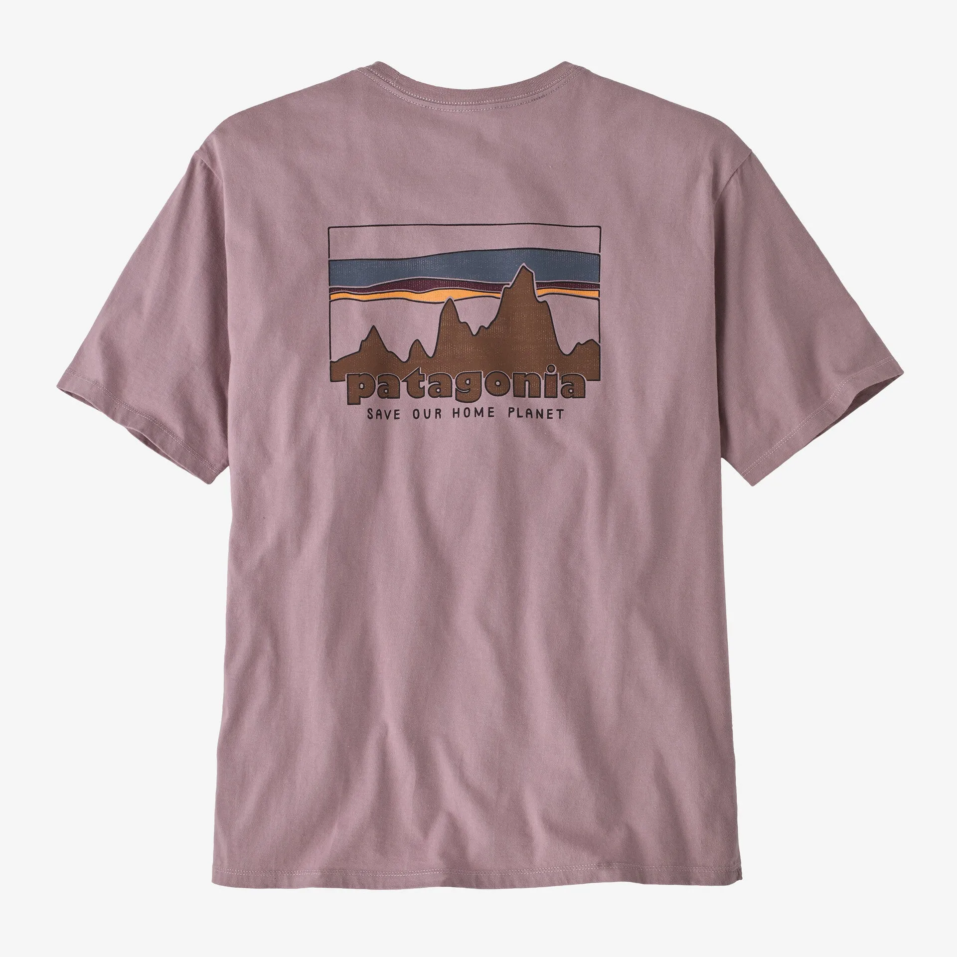 Patagonia Men's '73 Skyline Organic Tee - Stormy Mauve