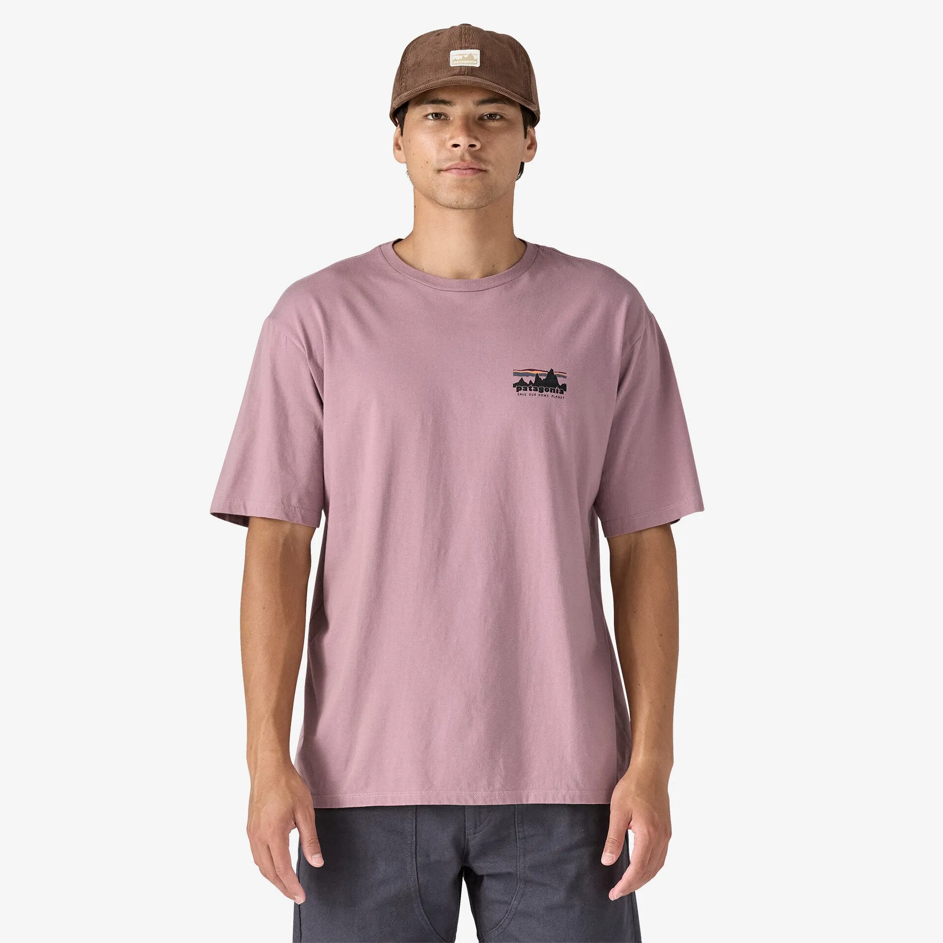 Patagonia Men's '73 Skyline Organic Tee - Stormy Mauve