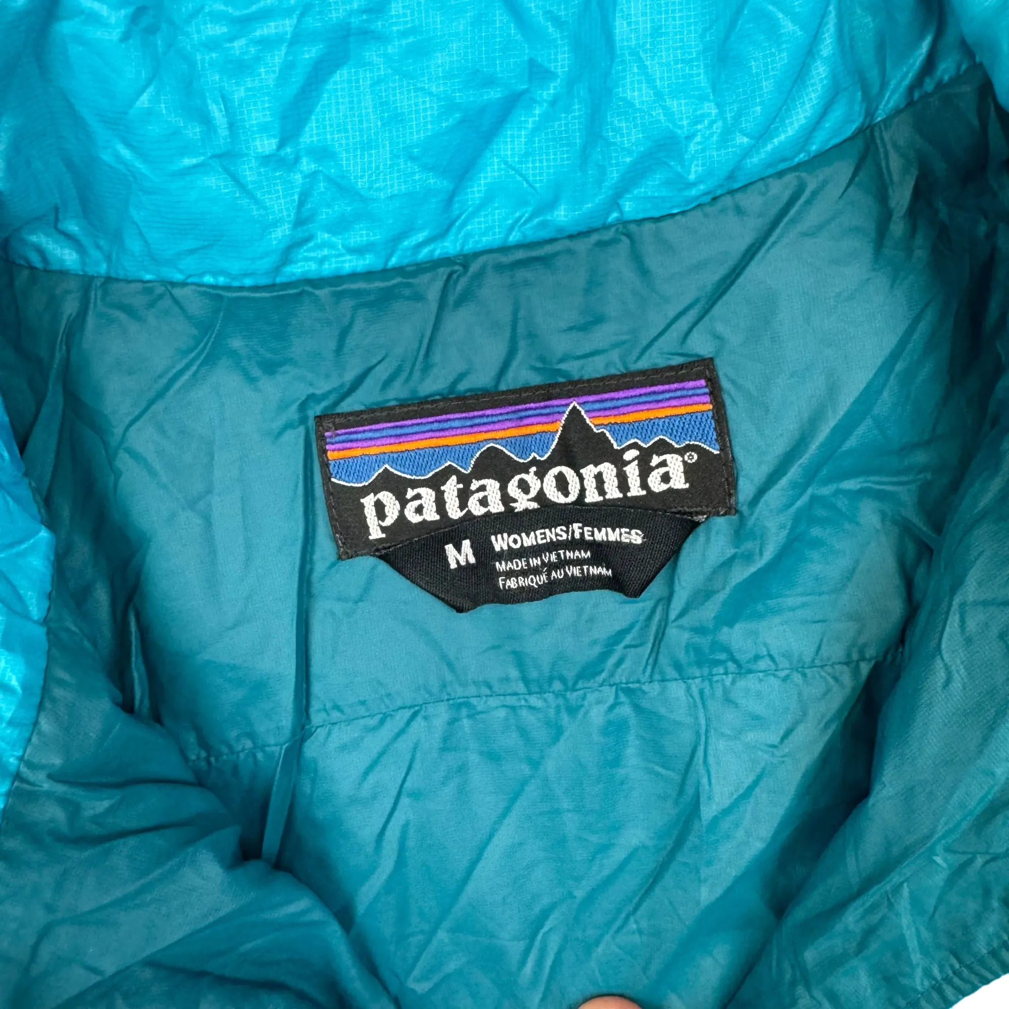 Patagonia Primaloft Quilted Light Puffer Jacket Blue