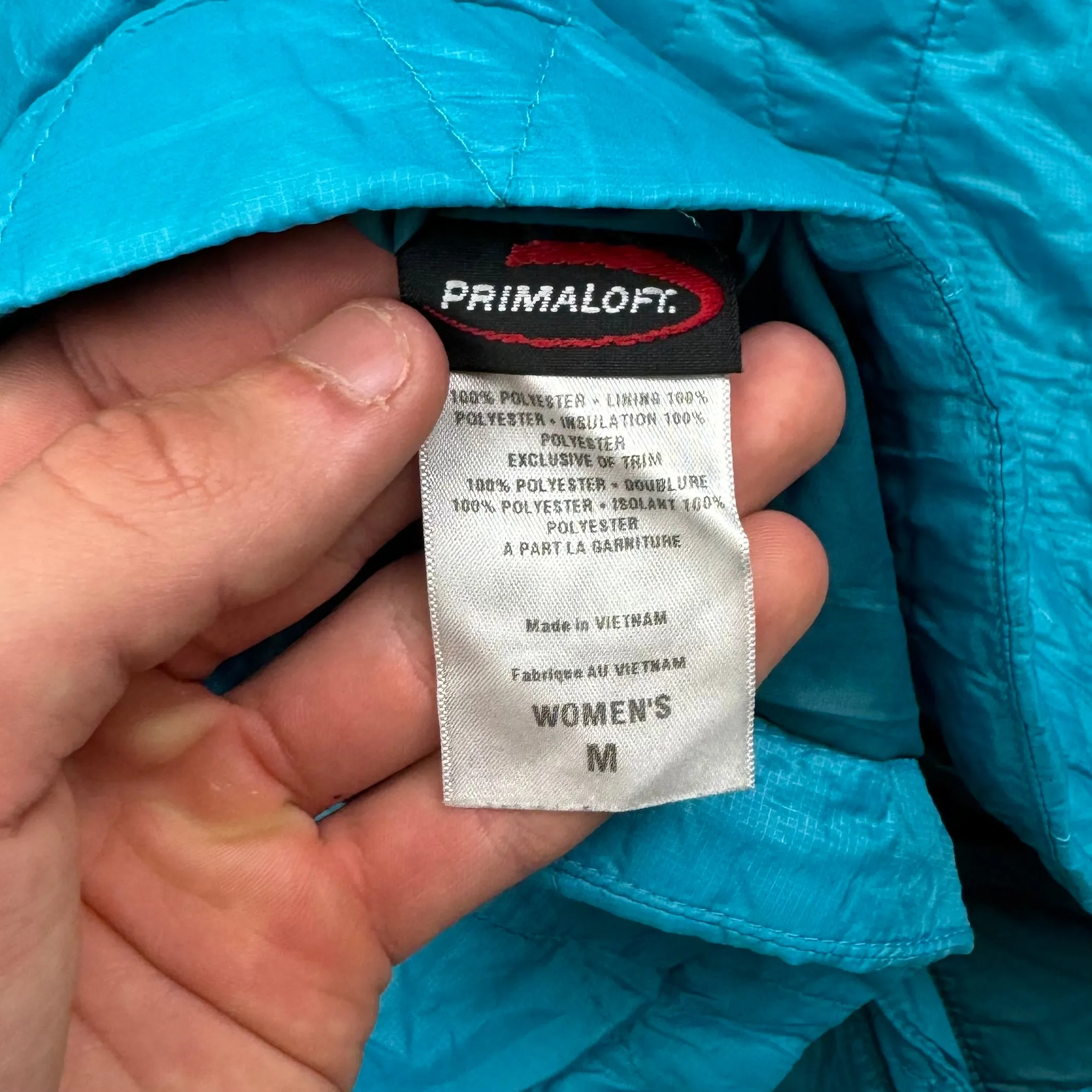 Patagonia Primaloft Quilted Light Puffer Jacket Blue