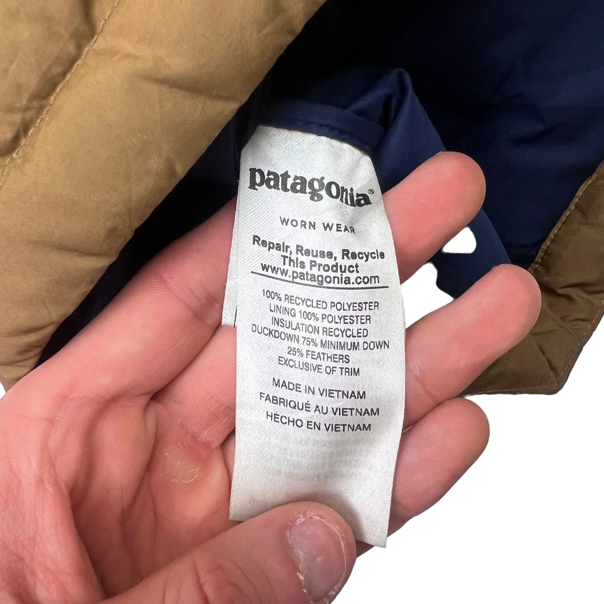 Patagonia Puffer Jacket Beige