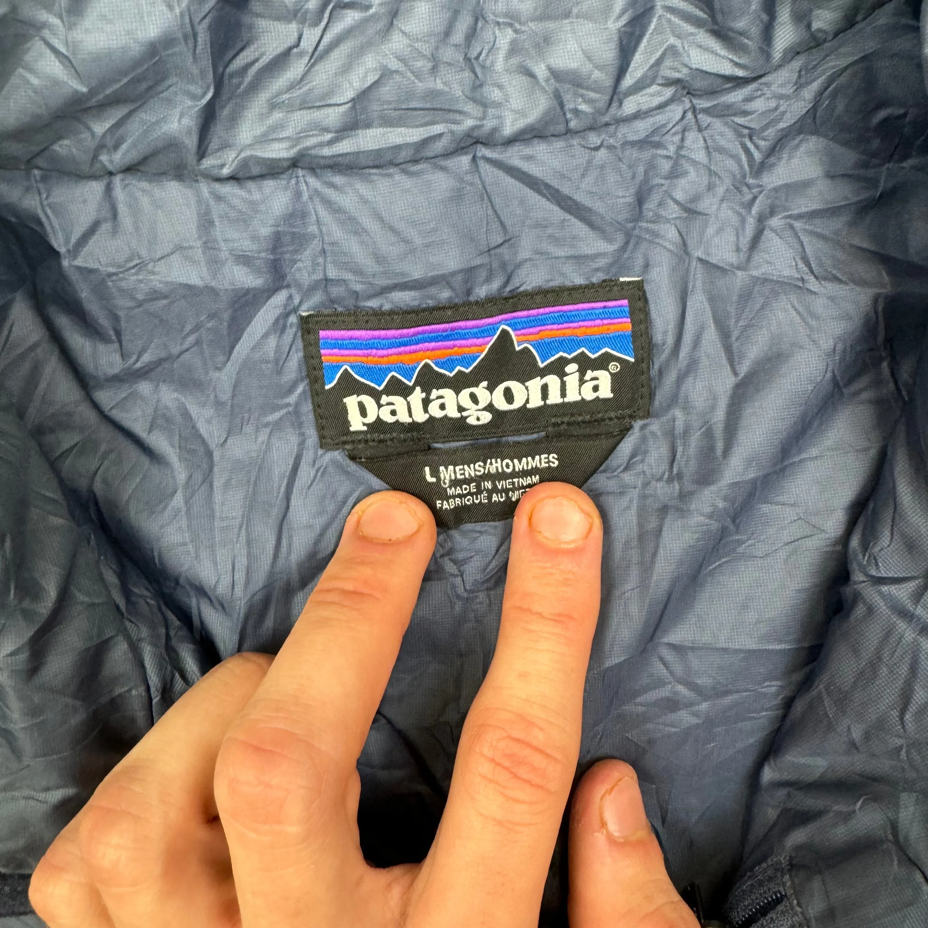 Patagonia Quilted Light Puffer Jacket Blue