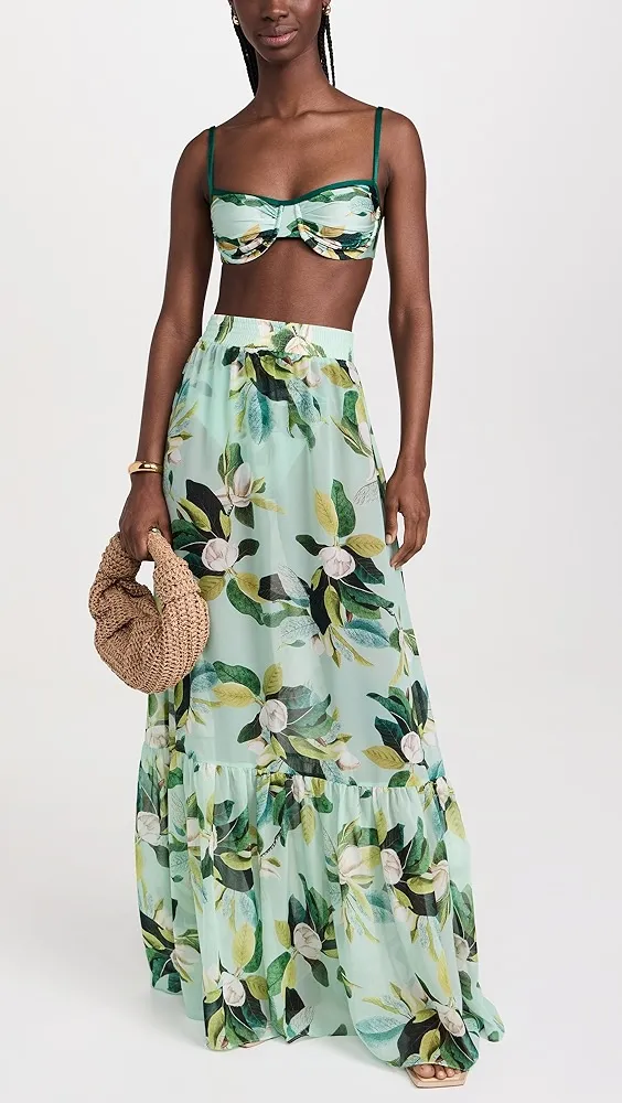 PatBO   Magnolia Beach Skirt 