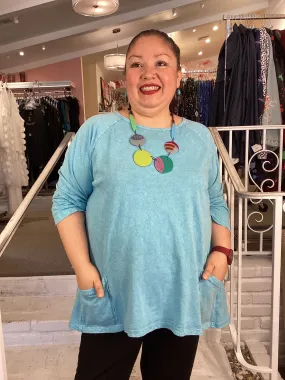 PATCH PKT TUNIC - SEAGLASS