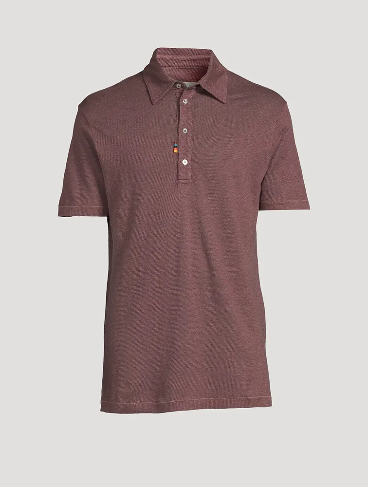 PAUL SMITH Gents Linen Polo Shirt