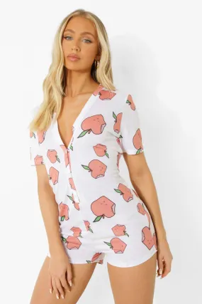 Peachy Short Sleeve Romper