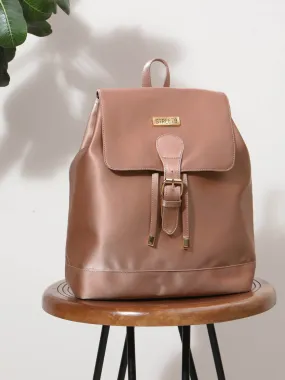 Peachy Super Silky PU Backpack