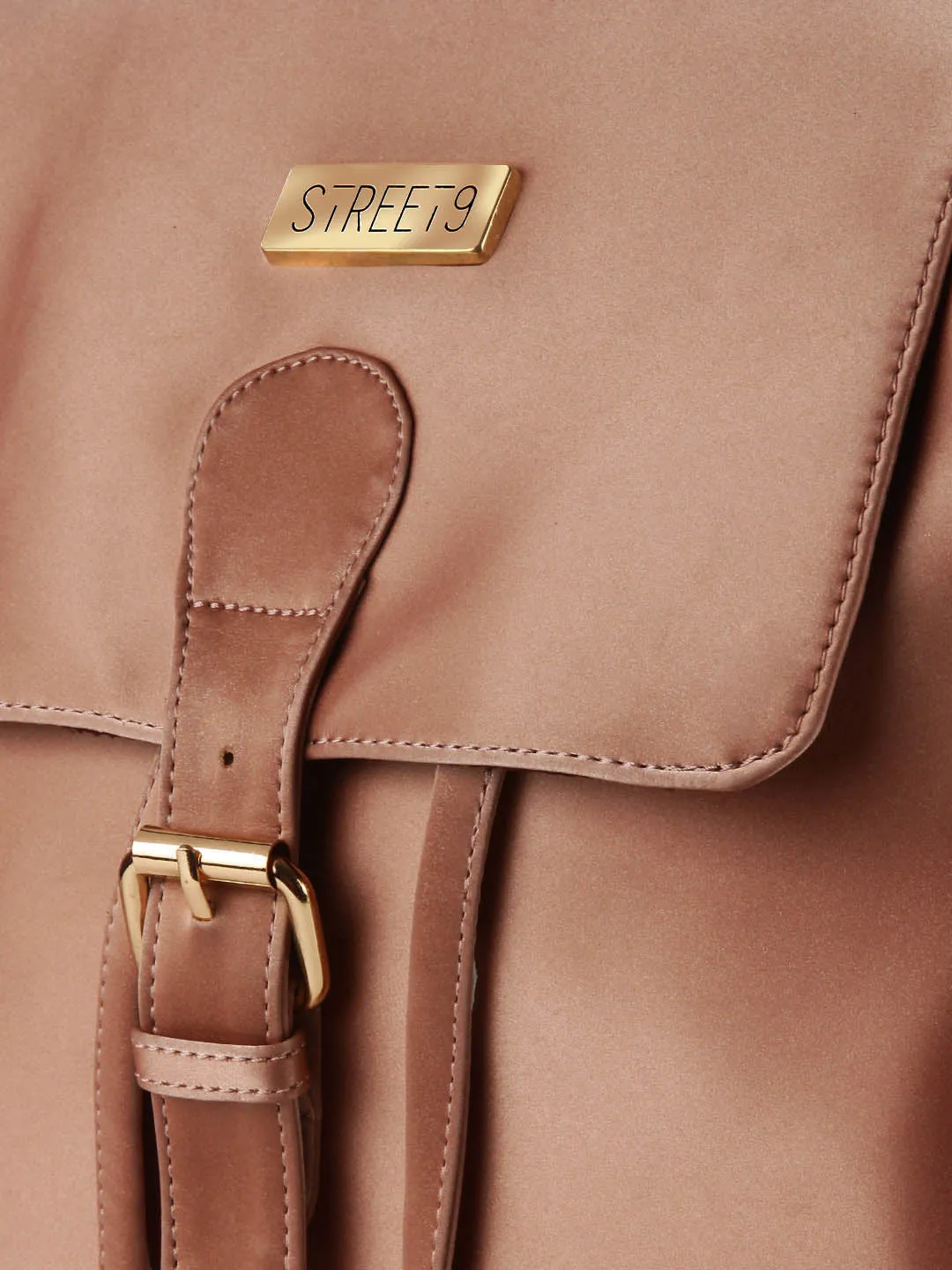 Peachy Super Silky PU Backpack