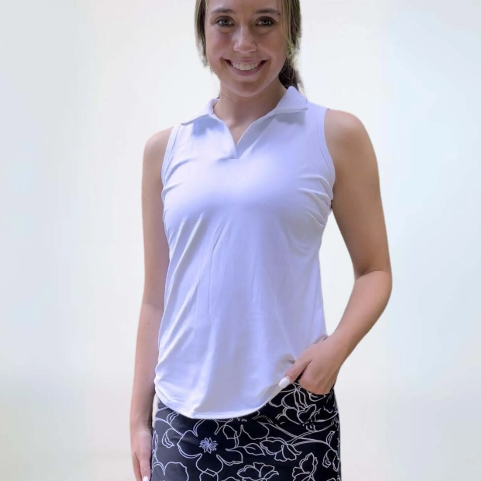 Pebble Beach Sleeveless Top Made in USA