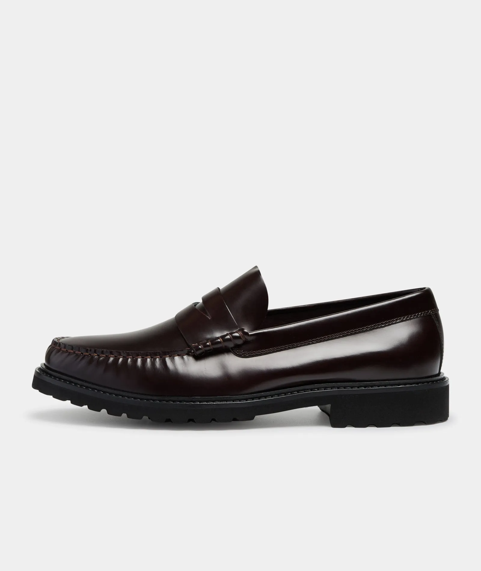 Penny Loafer - Brown Polido Leather