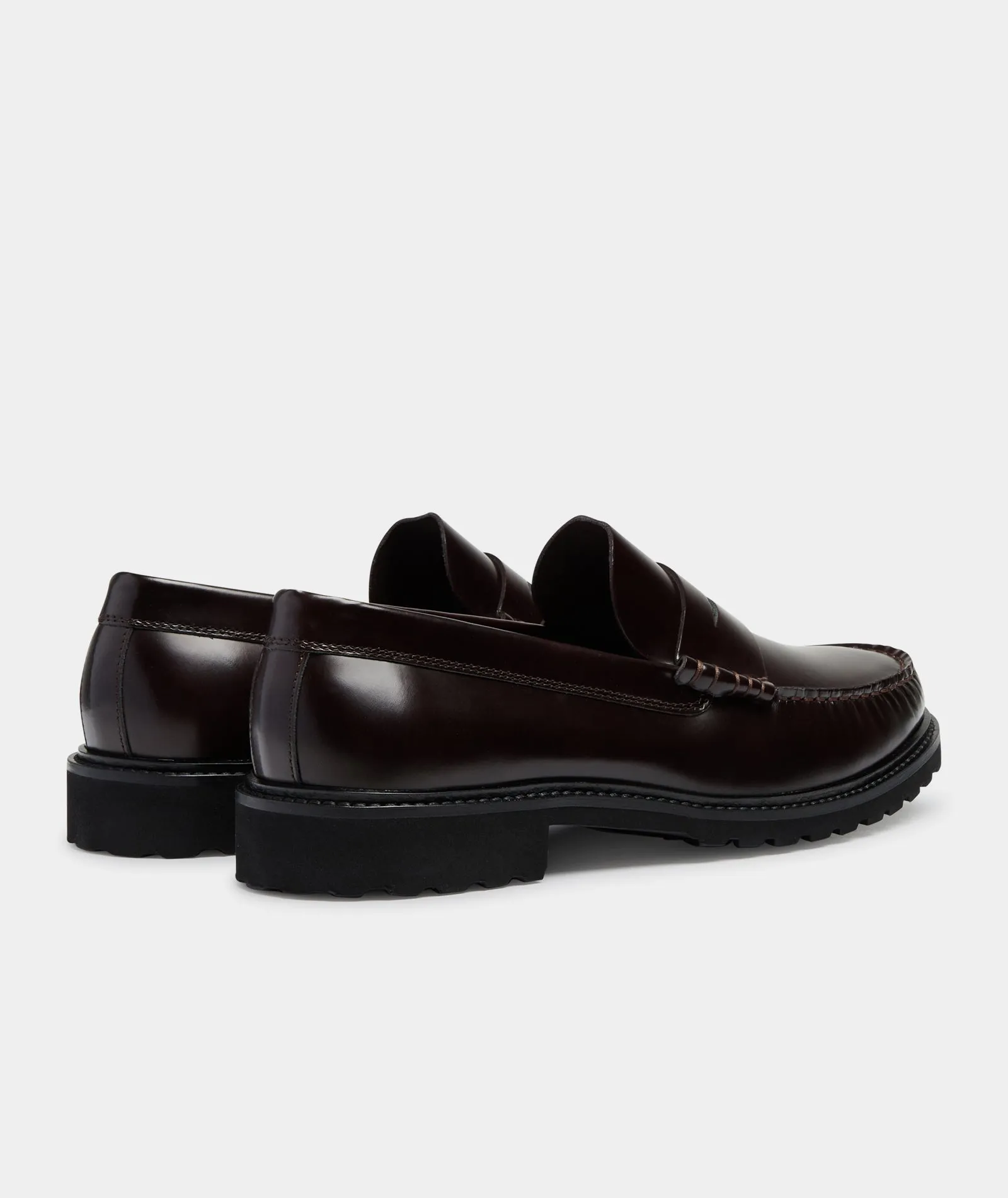 Penny Loafer - Brown Polido Leather