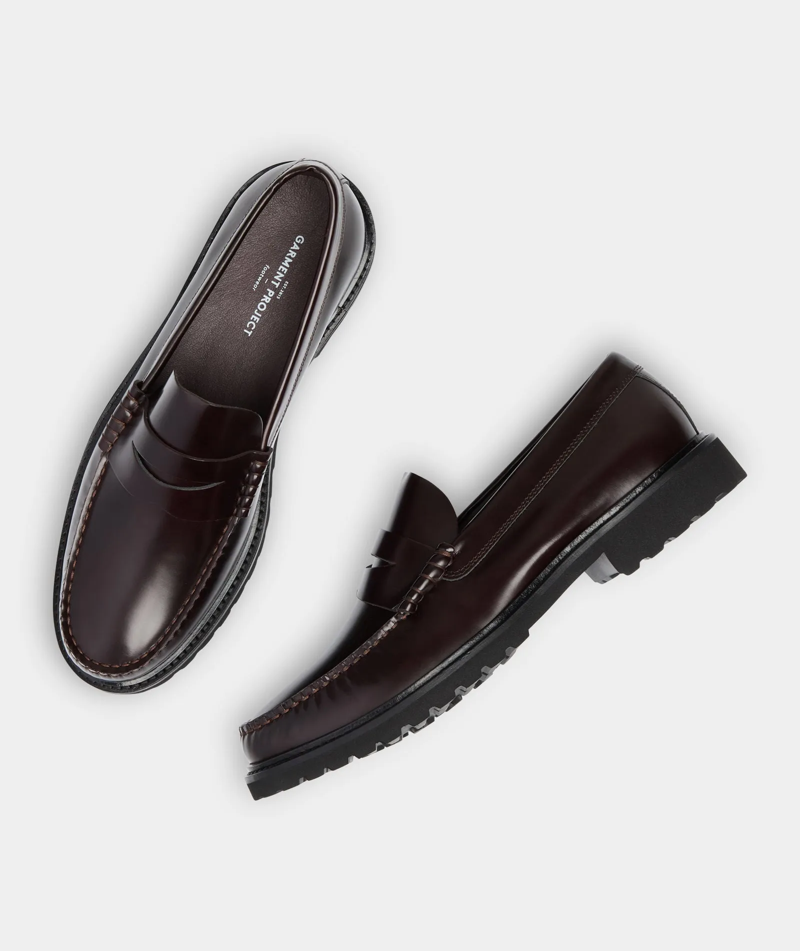 Penny Loafer - Brown Polido Leather