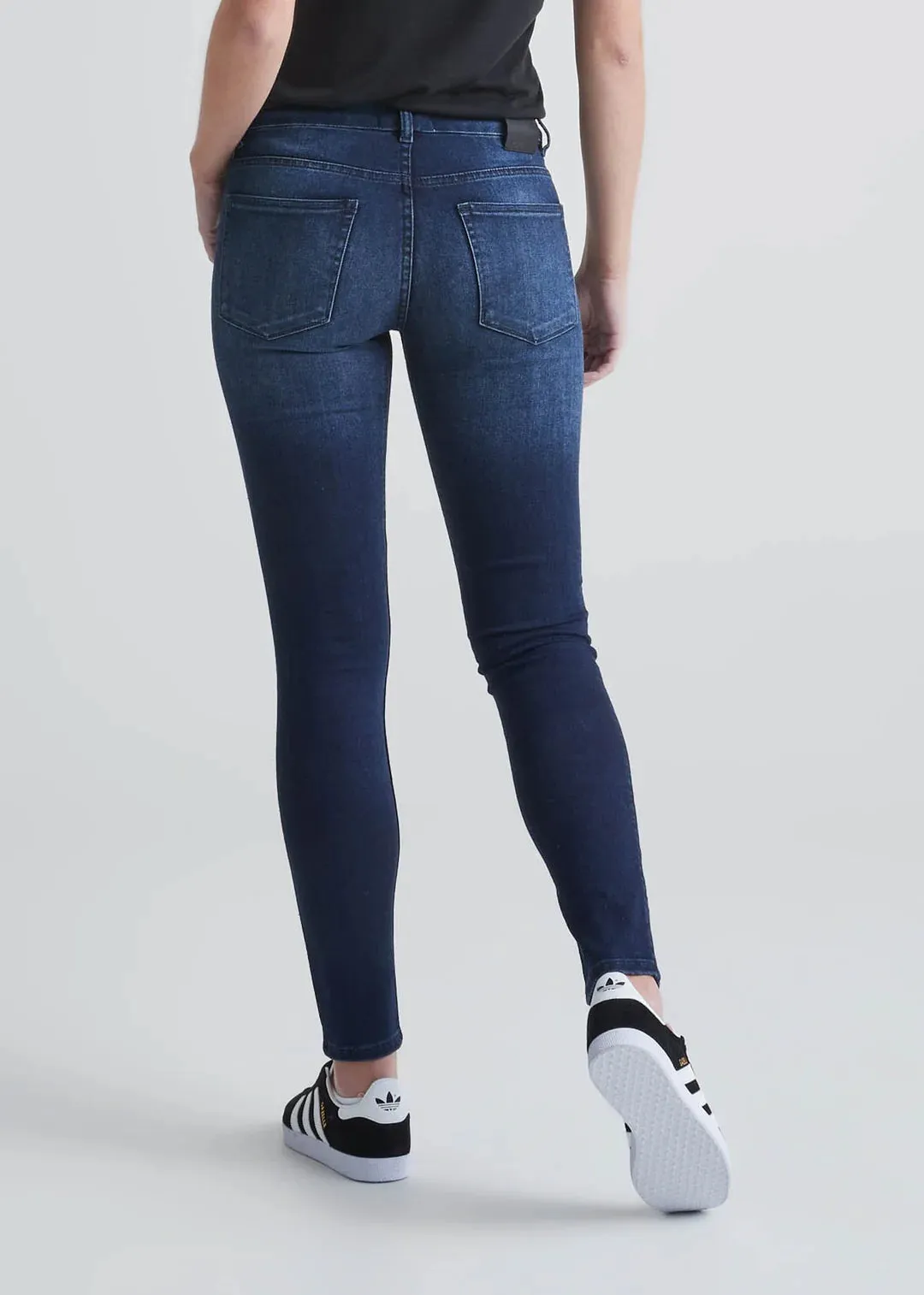 Performance Denim Mid Rise Skinny Jeans (Women's)