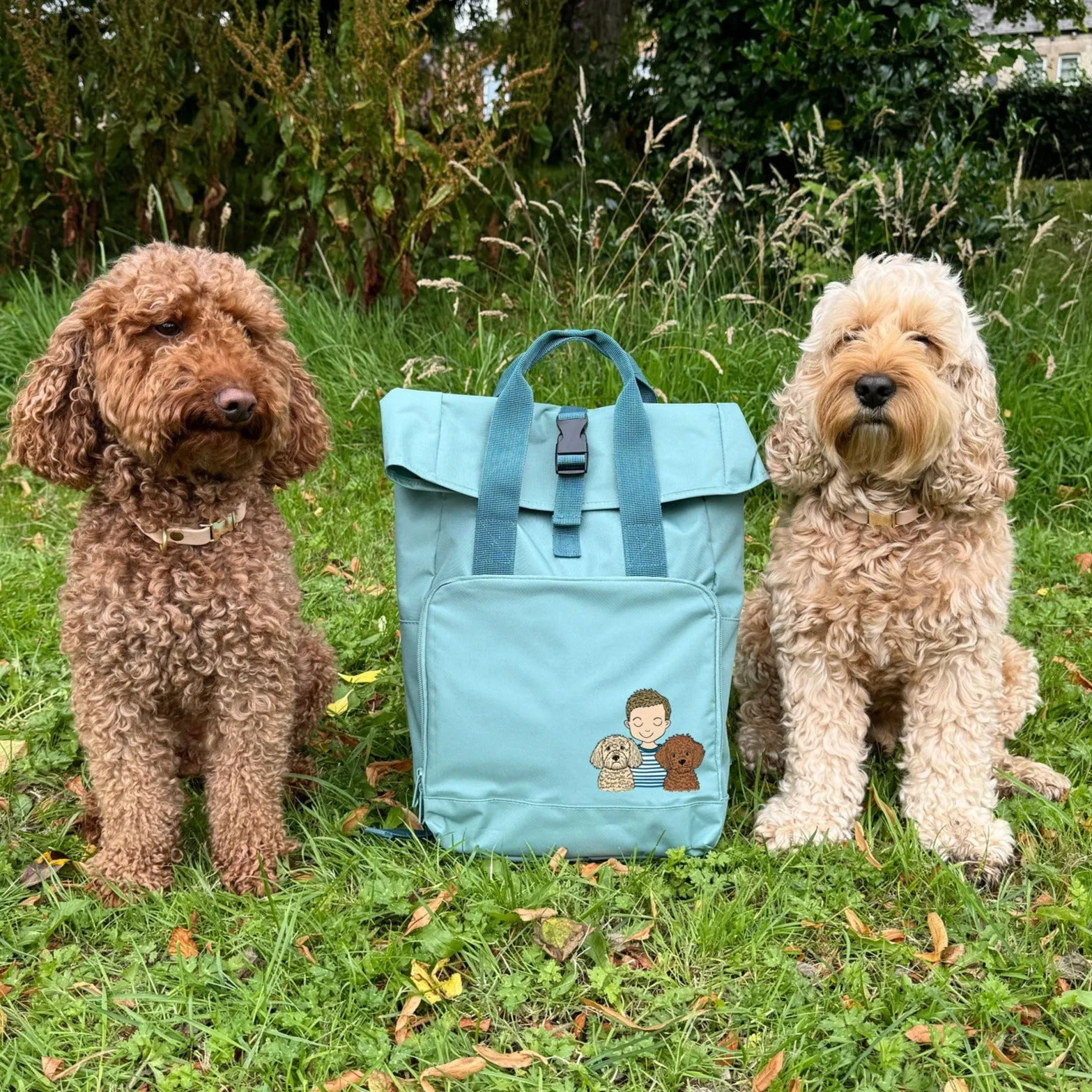 Personalised You and Your Dog Children's Backpack