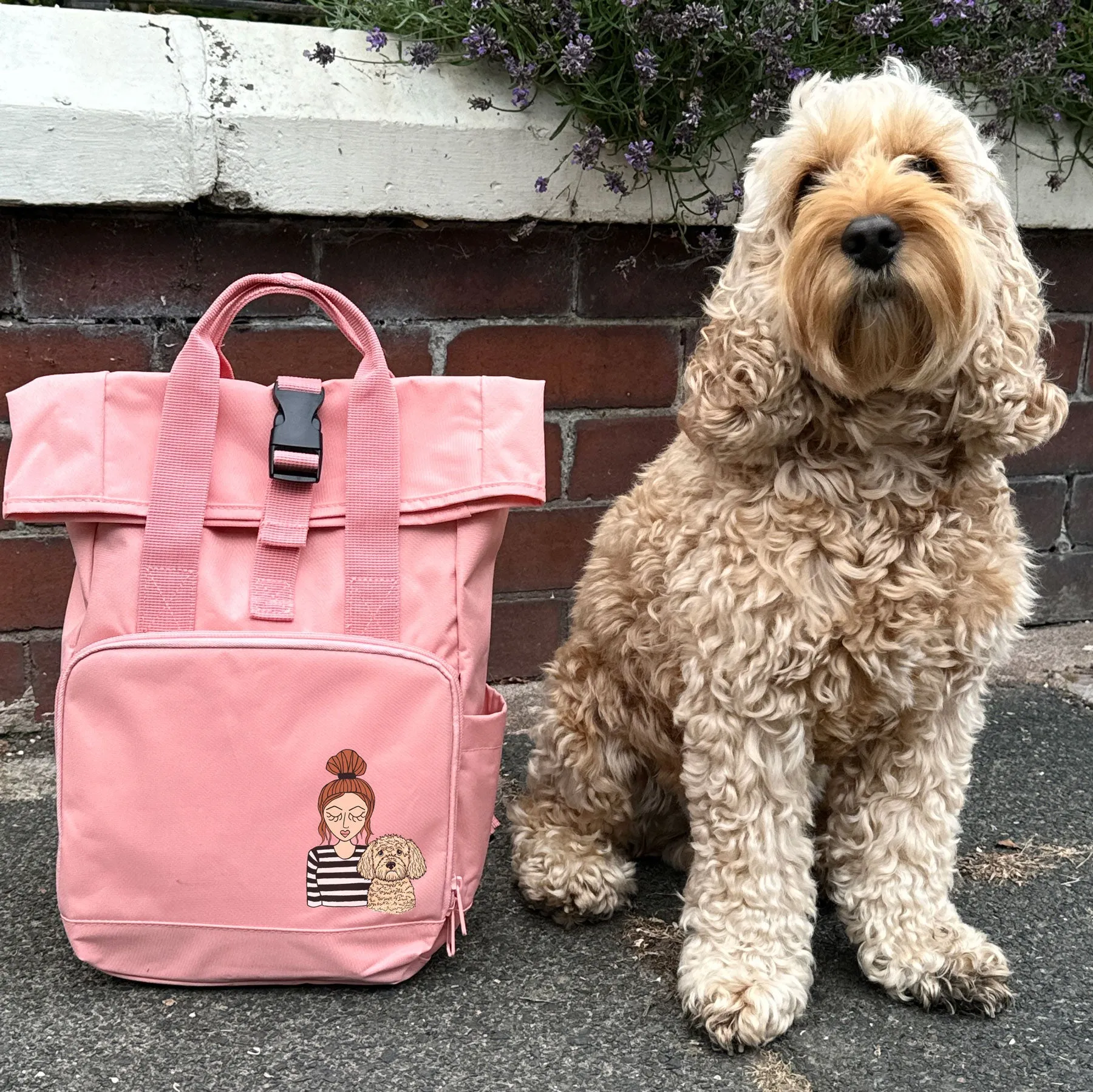 Personalised you and your Pet Backpack