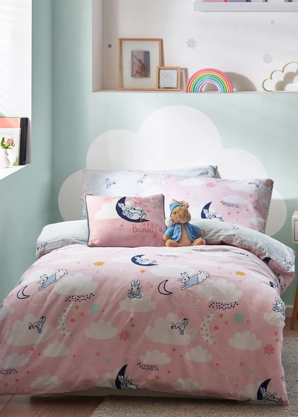 Peter Rabbit™ Sleepy Head Abstract Duvet Cover Set