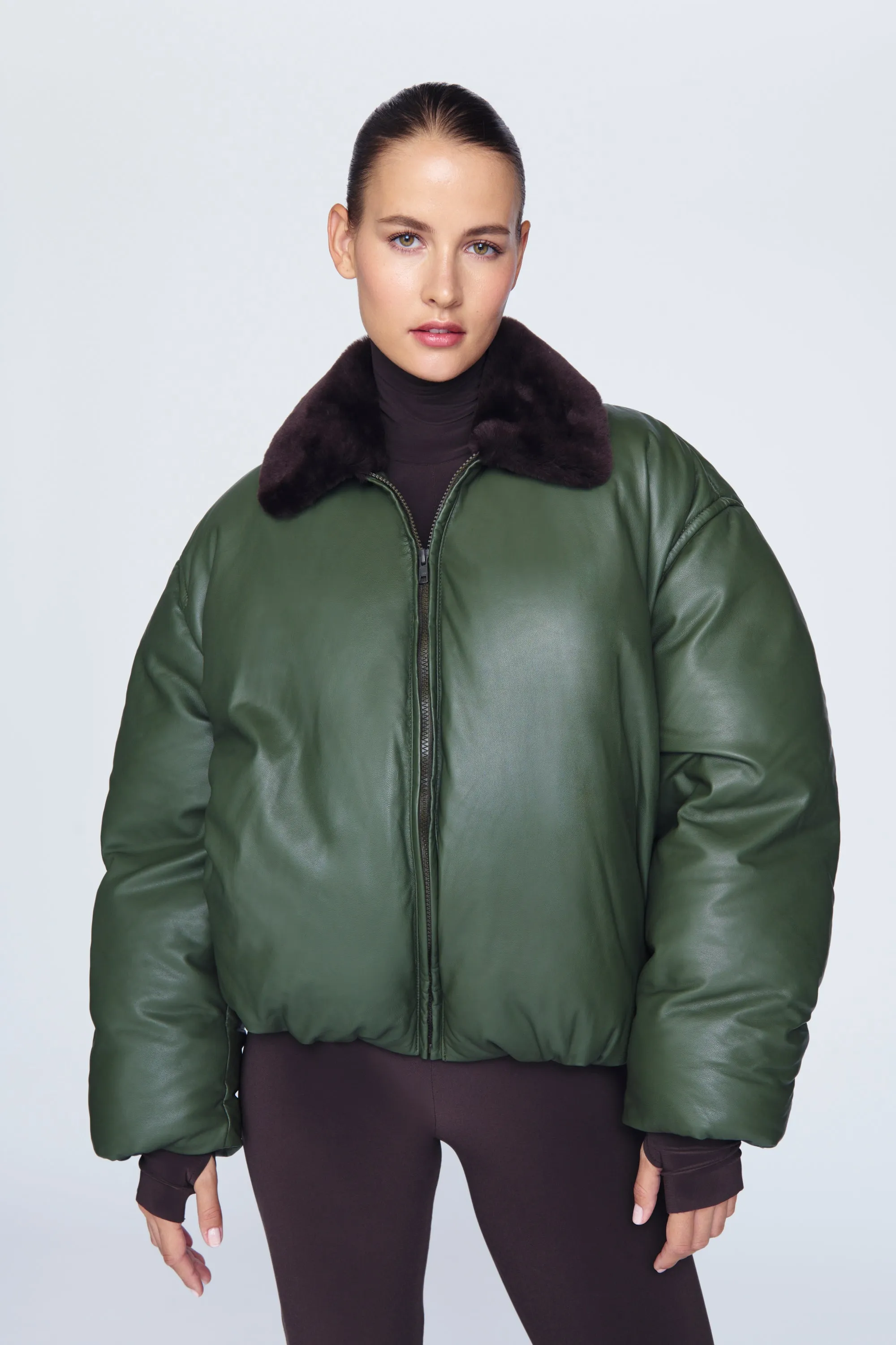 Philly Leather Puffer