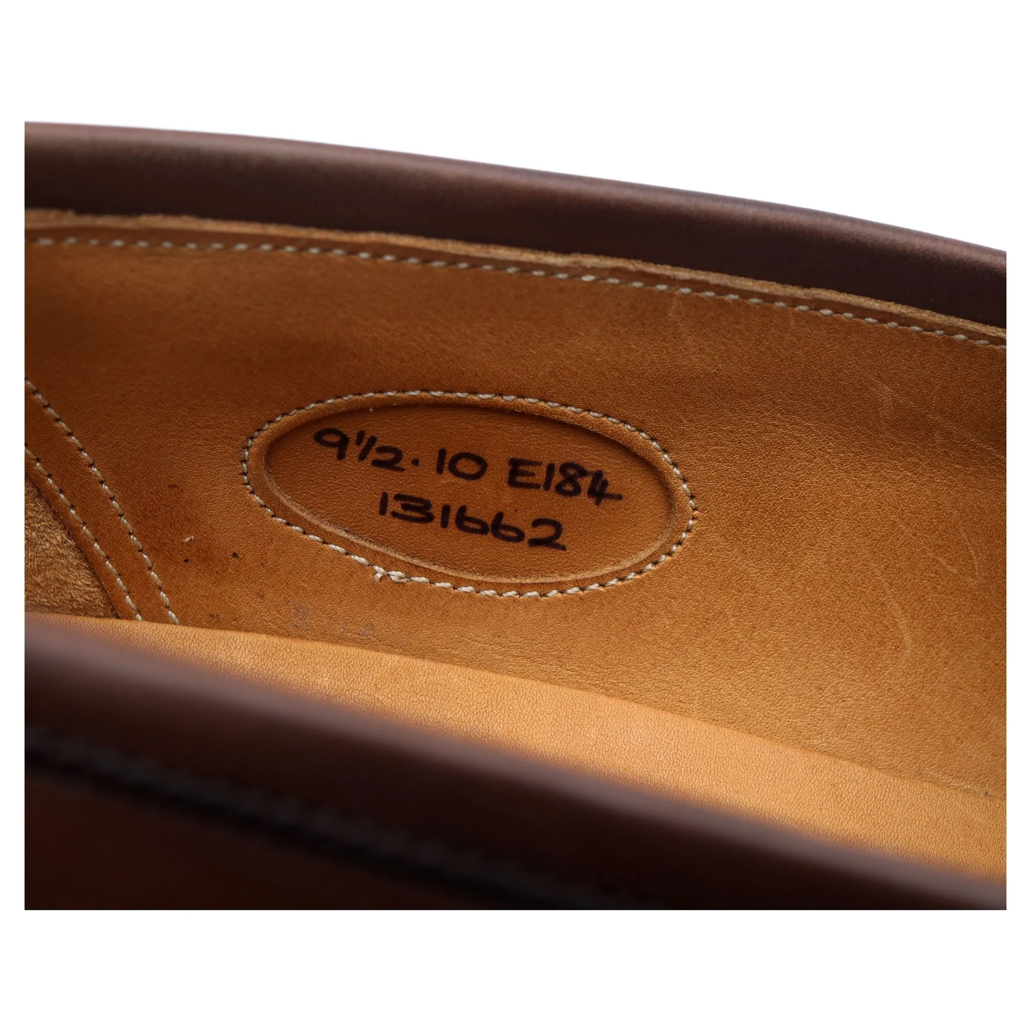 'Piccadilly' Dark Brown Leather Loafers UK 9.5 E