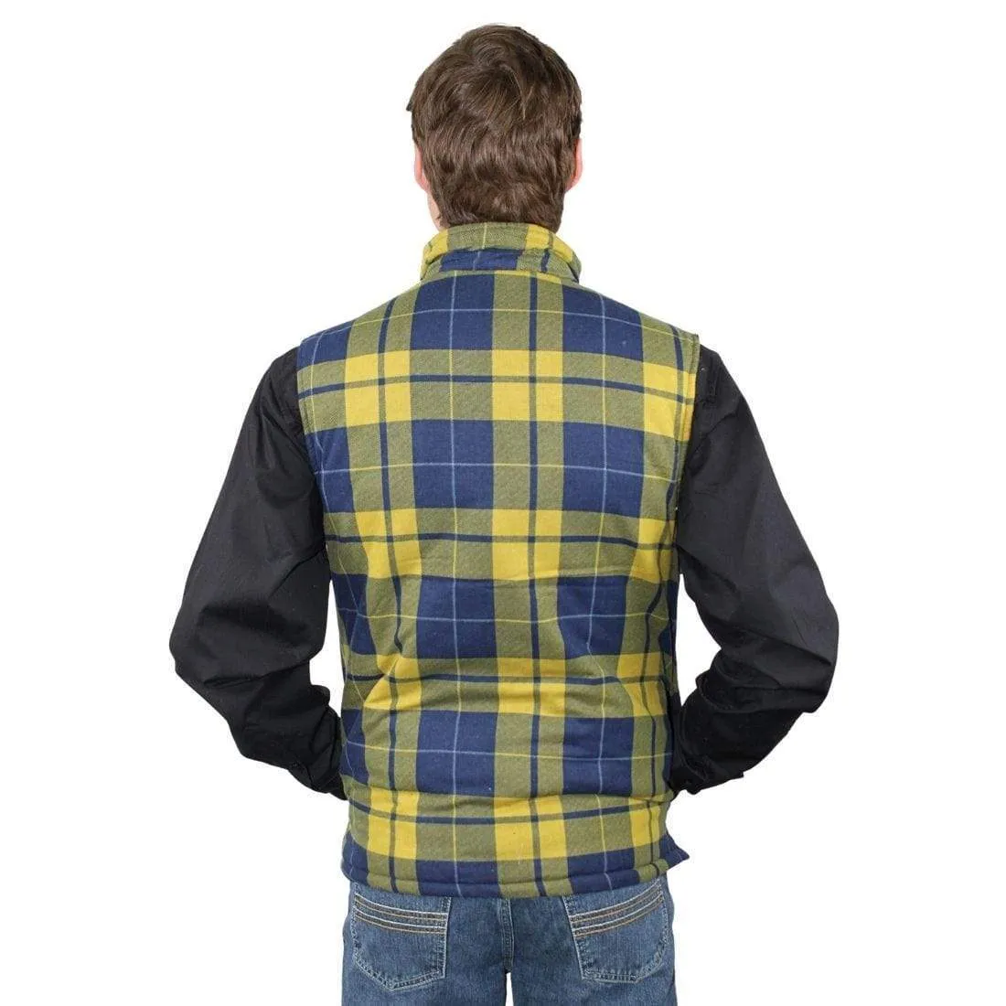 Pilbara Zipper Flannelette Quilted Vest RM123V