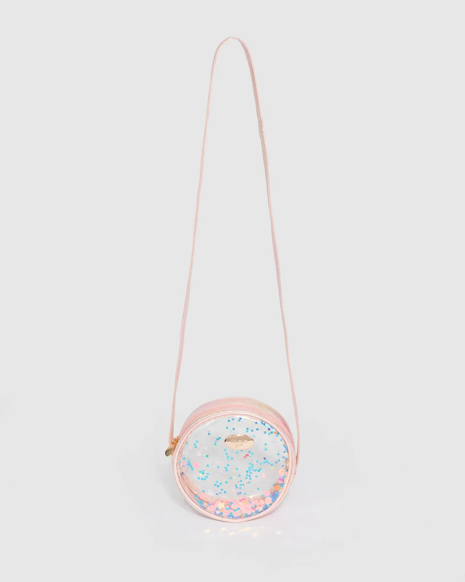 Pink Ivy Kids Mermaid Round Crossbody Bag
