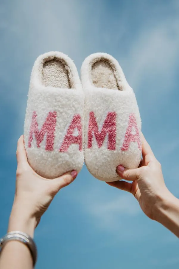 Pink MAMA House Slippers