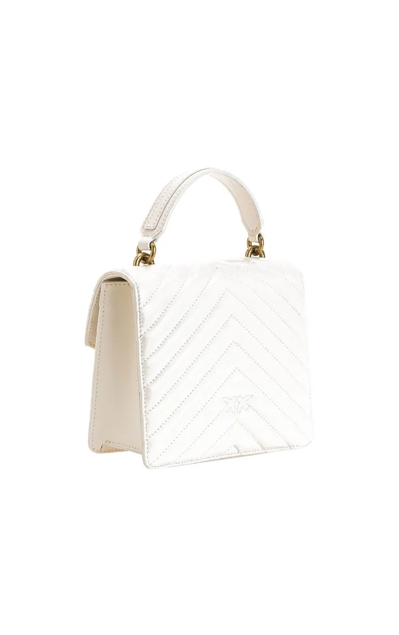 PINKO Mini love bag top handle v quilt -                         -                     -                