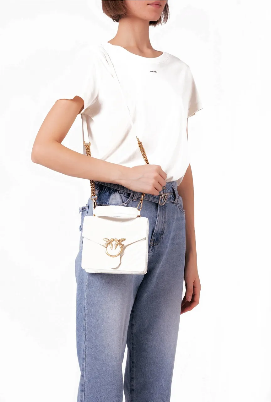 PINKO Mini love bag top handle v quilt -                         -                     -                