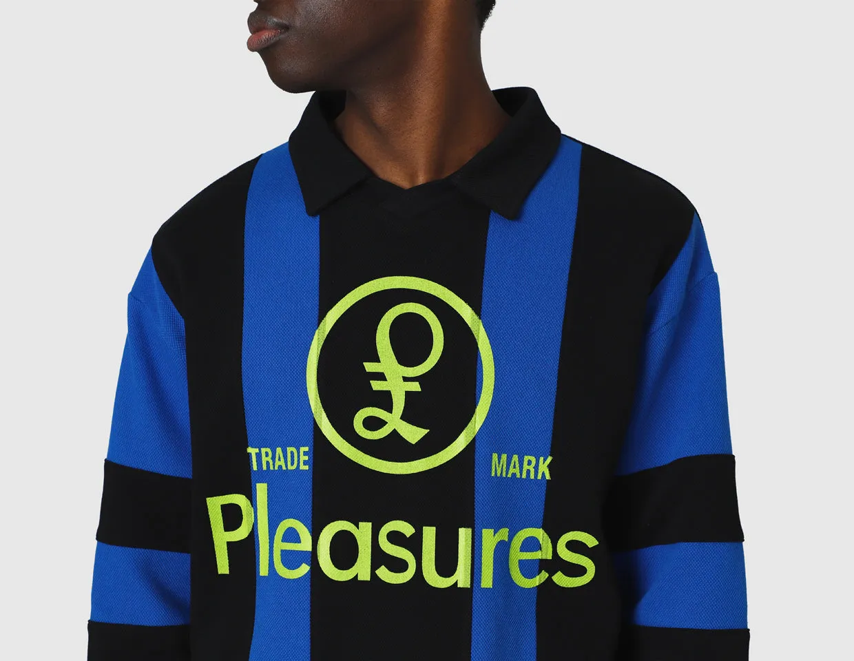 Pleasures Trespass Rugby Polo / Black