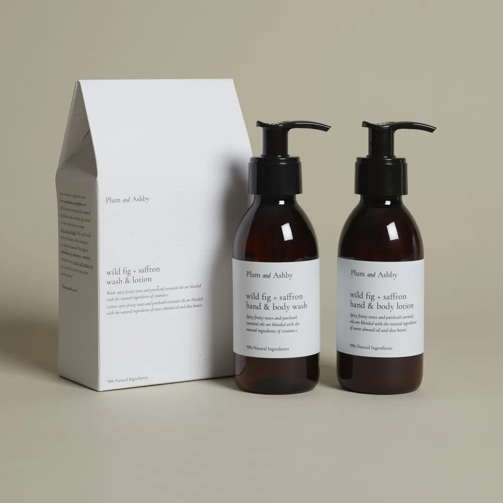 Plum & Ashby Wild Fig + Saffron Wash & Hand Cream