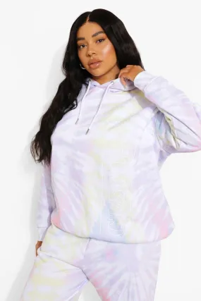 Plus C'Est La Vie Tie Dye Hoodie