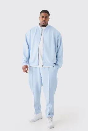 Plus Oversized Boxy Scuba Bomber Set
