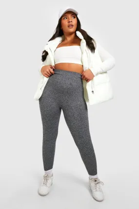 Plus Seam Free Contour Rib Leggings