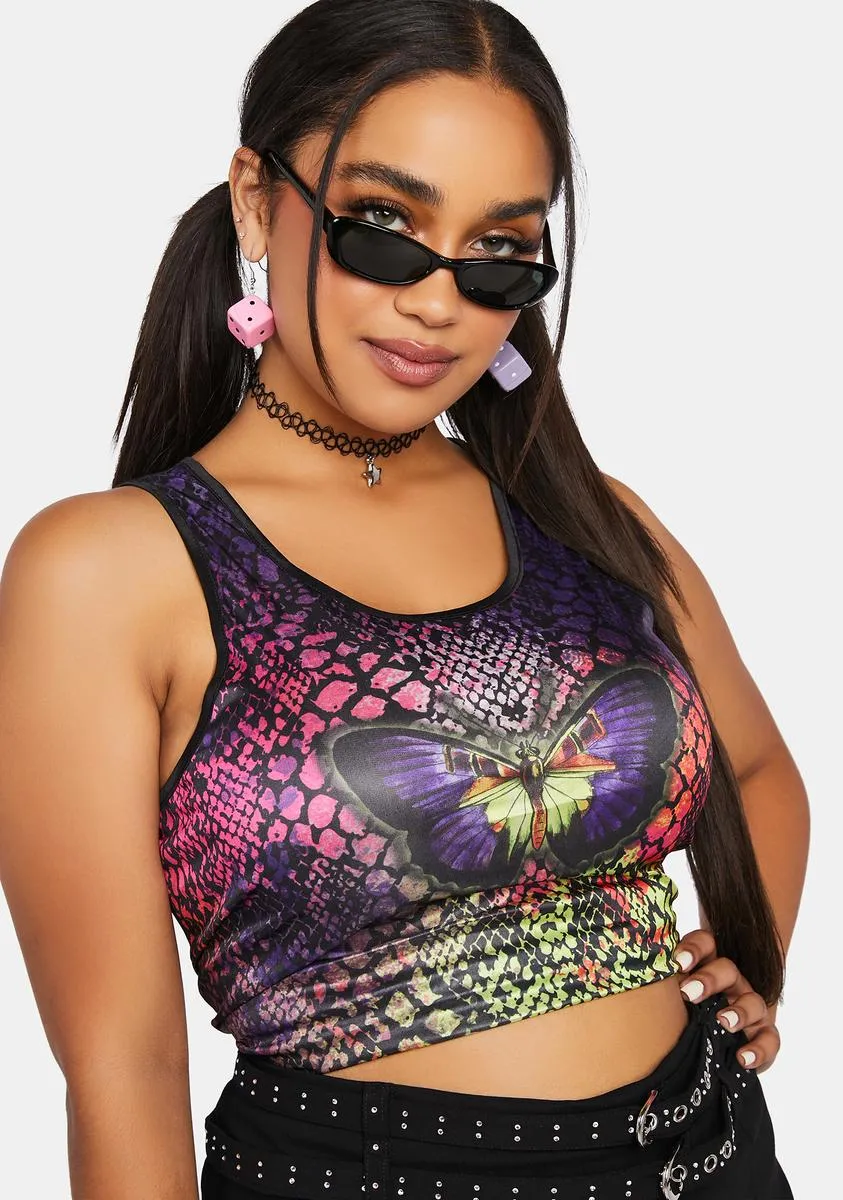 Plus Snake Charmer Tank Top-