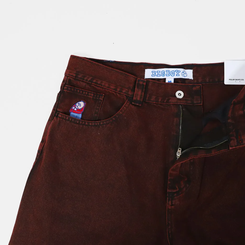 Polar Skate Co. - Big Boy Denim Jeans - Red Black