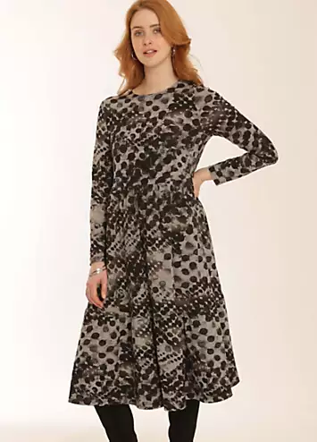 Pomodoro Marl Tiered Dress | Grattan