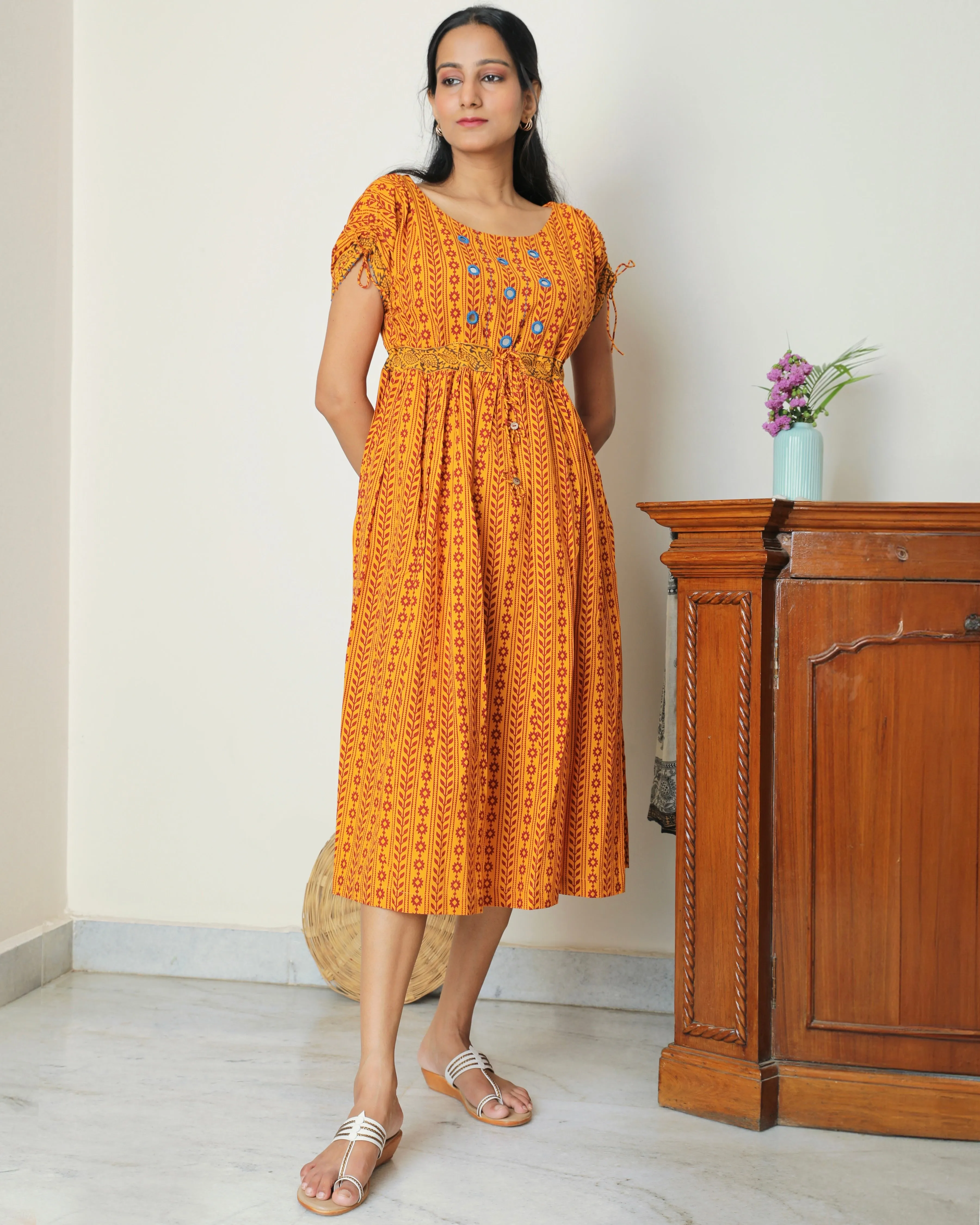Preet midi dress