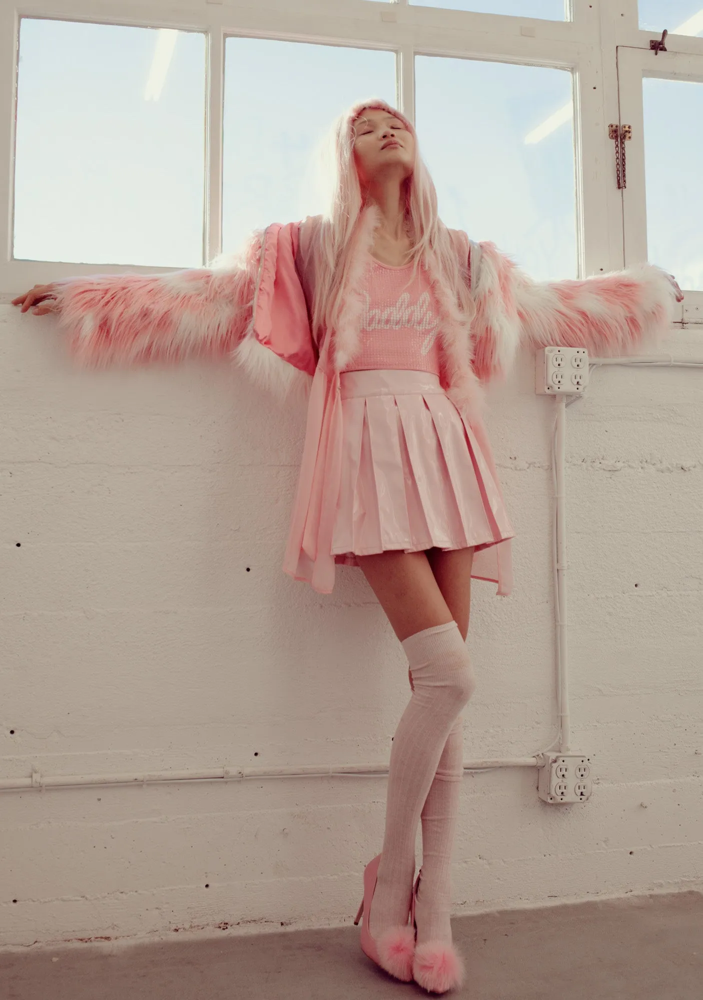 Princess Pastel Vinyl Skirt-