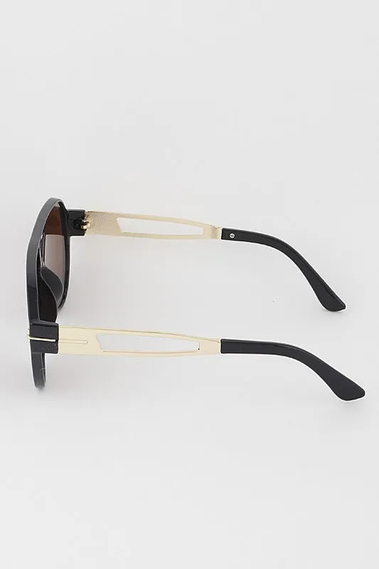 Private Jet Aviator Sunglasses
