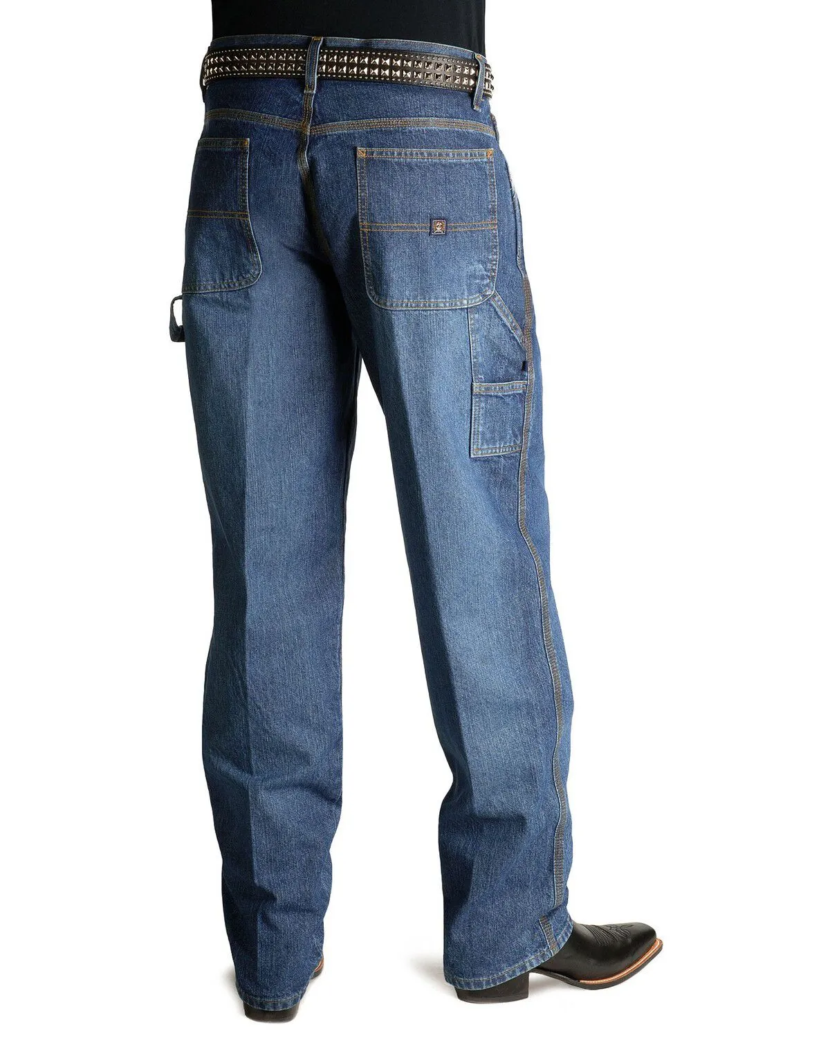 Product Name:  Cinch Men's Blue Vintage Label Utility Fit Tapered Loose Fit Jeans