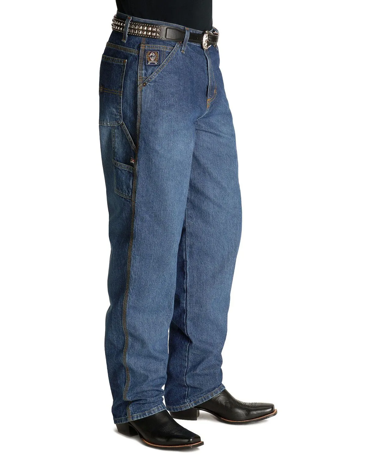 Product Name:  Cinch Men's Blue Vintage Label Utility Fit Tapered Loose Fit Jeans