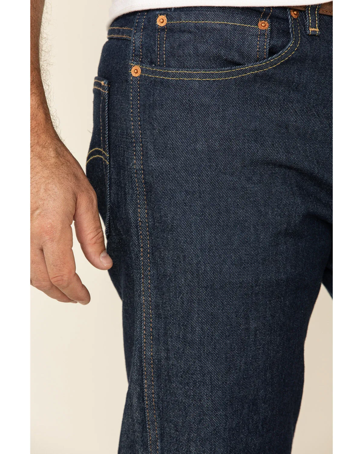 Product Name:  Levi's Men's On That Mountain Dark Stretch Regular Straight Leg Jeans