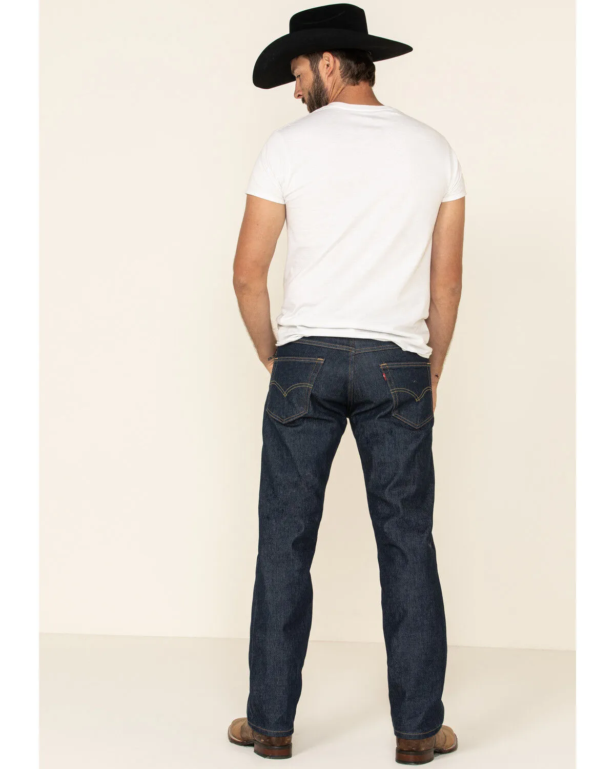 Product Name:  Levi's Men's On That Mountain Dark Stretch Regular Straight Leg Jeans