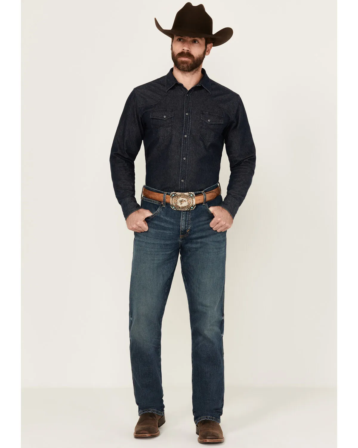 Product Name:  Wrangler Retro Men's 88MWZ Koewin Medium Wash Slim Straight Stretch Denim Jeans