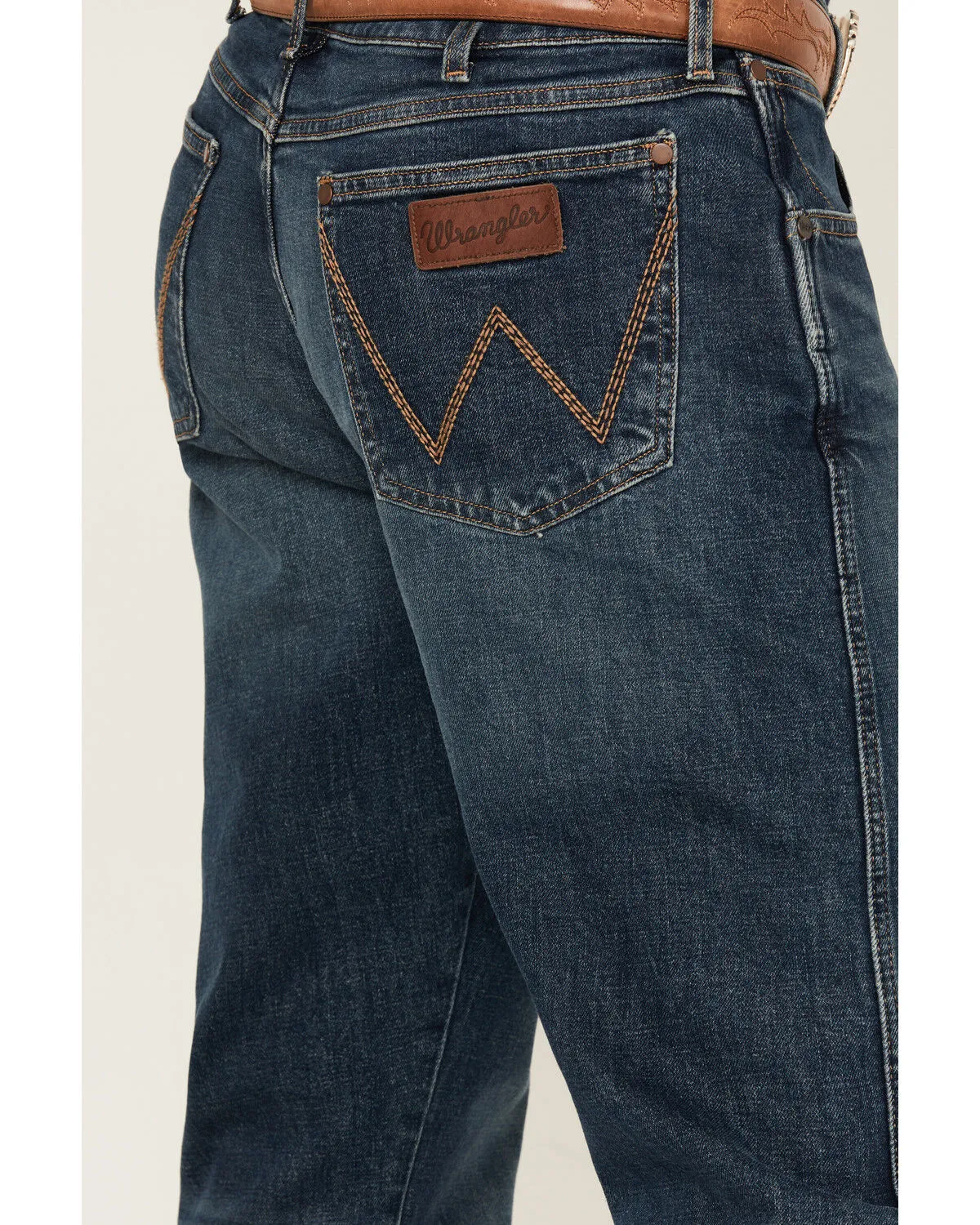 Product Name:  Wrangler Retro Men's 88MWZ Koewin Medium Wash Slim Straight Stretch Denim Jeans