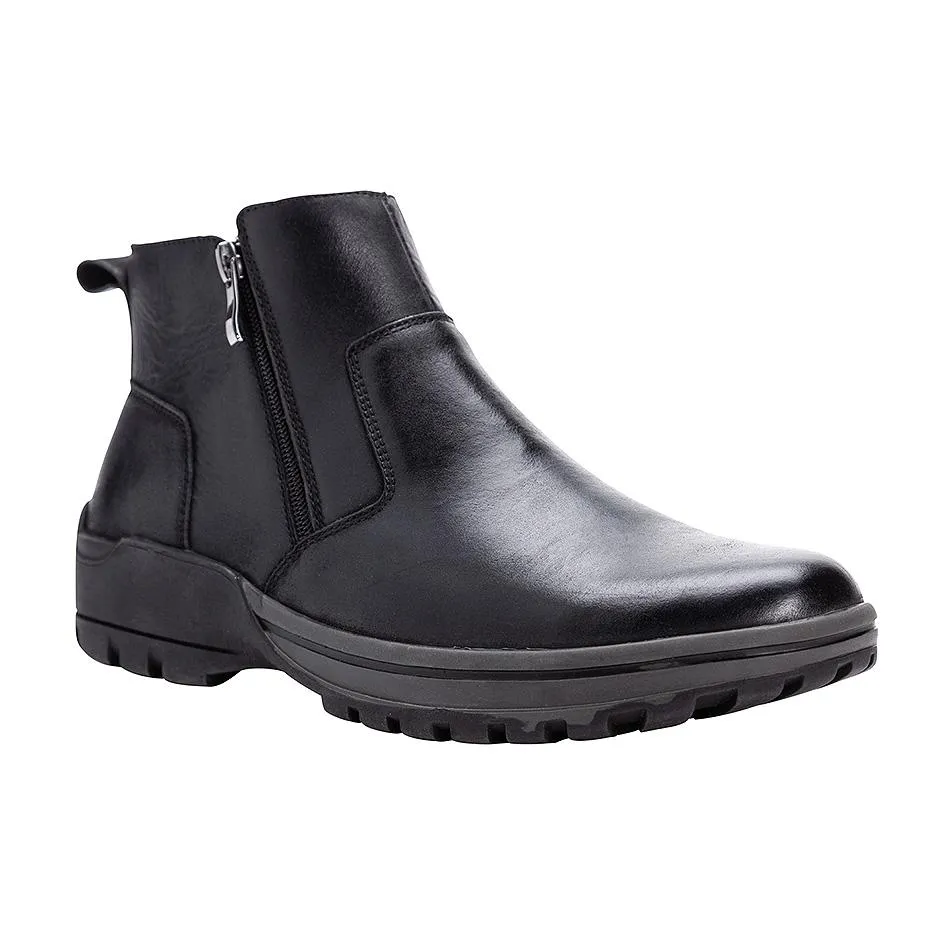 PROPET MEN'S BROCK BLACK DUAL ZIPPER BOOT