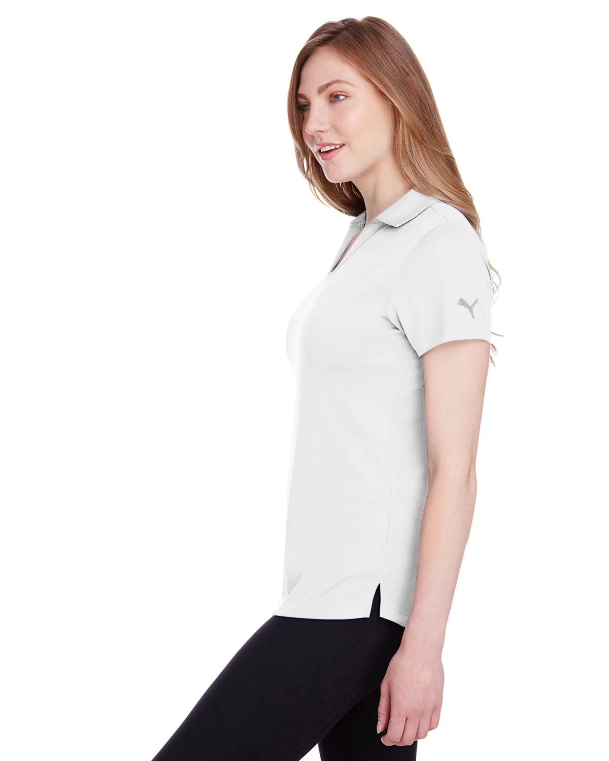 Puma Golf Ladies Icon Golf Polo, Bright White