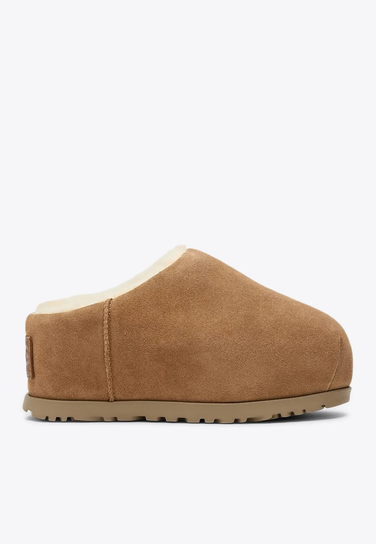 Pumped Suede Slippers