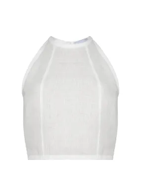 PURE LINEN SLEEVELESS TOP