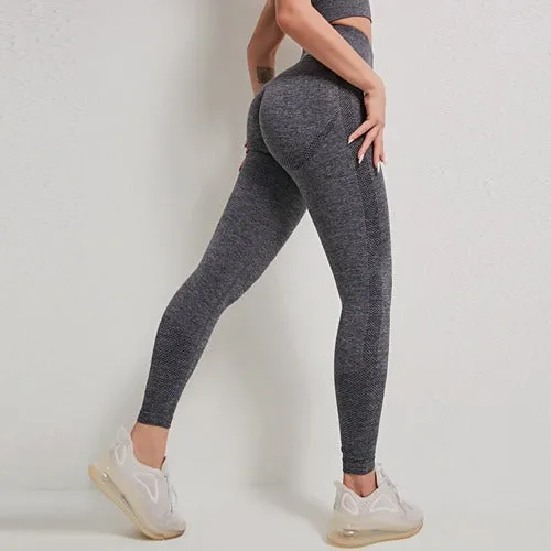 Push-up high-waisted seamless leggings
