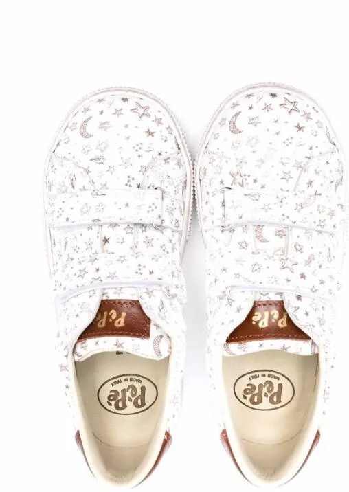 Pèpè logo touch-strap sneakers White